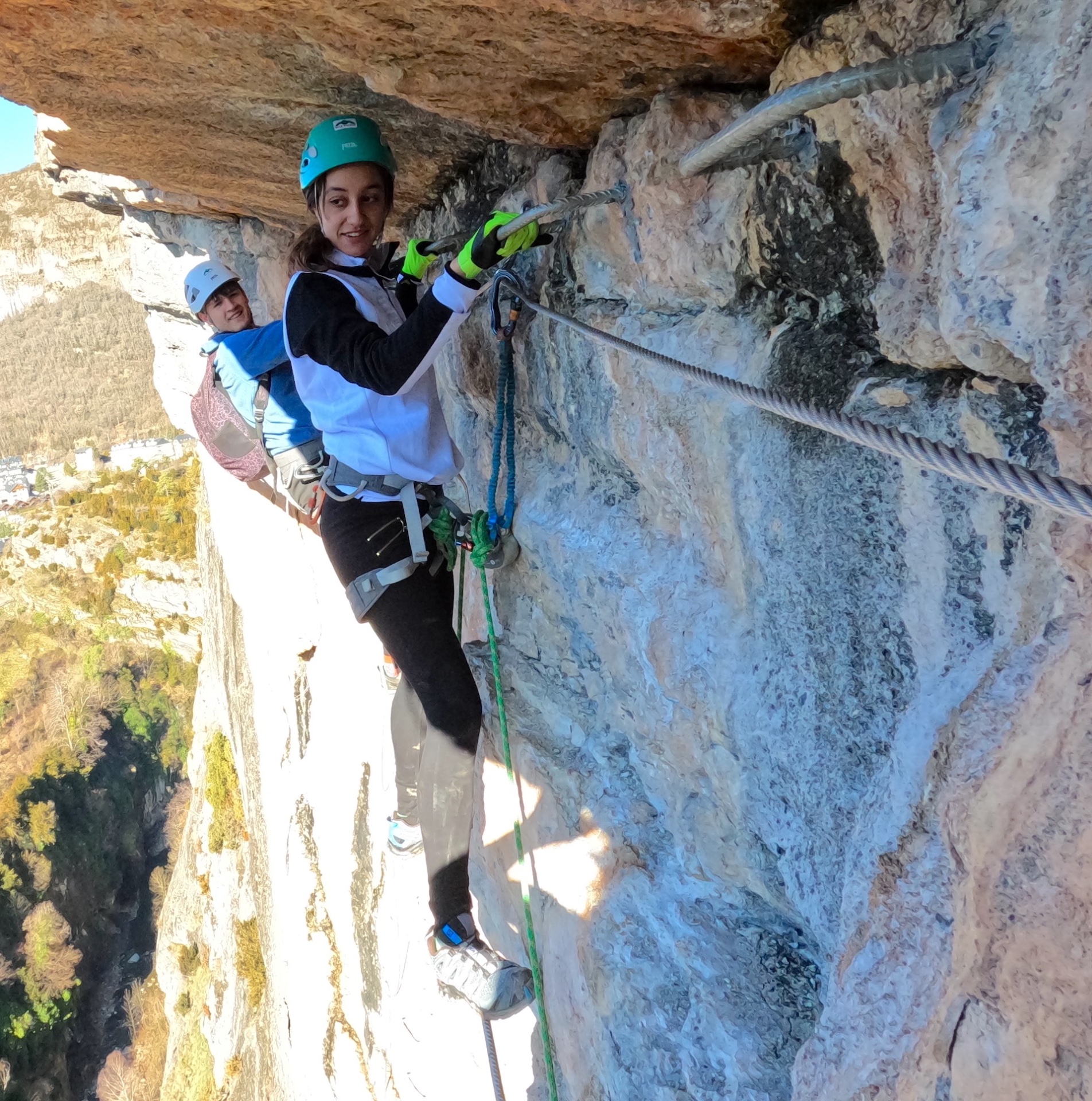 Imagen de V&iacute;a Ferrata del Escuacho en Escarrilla, Valle de Tena