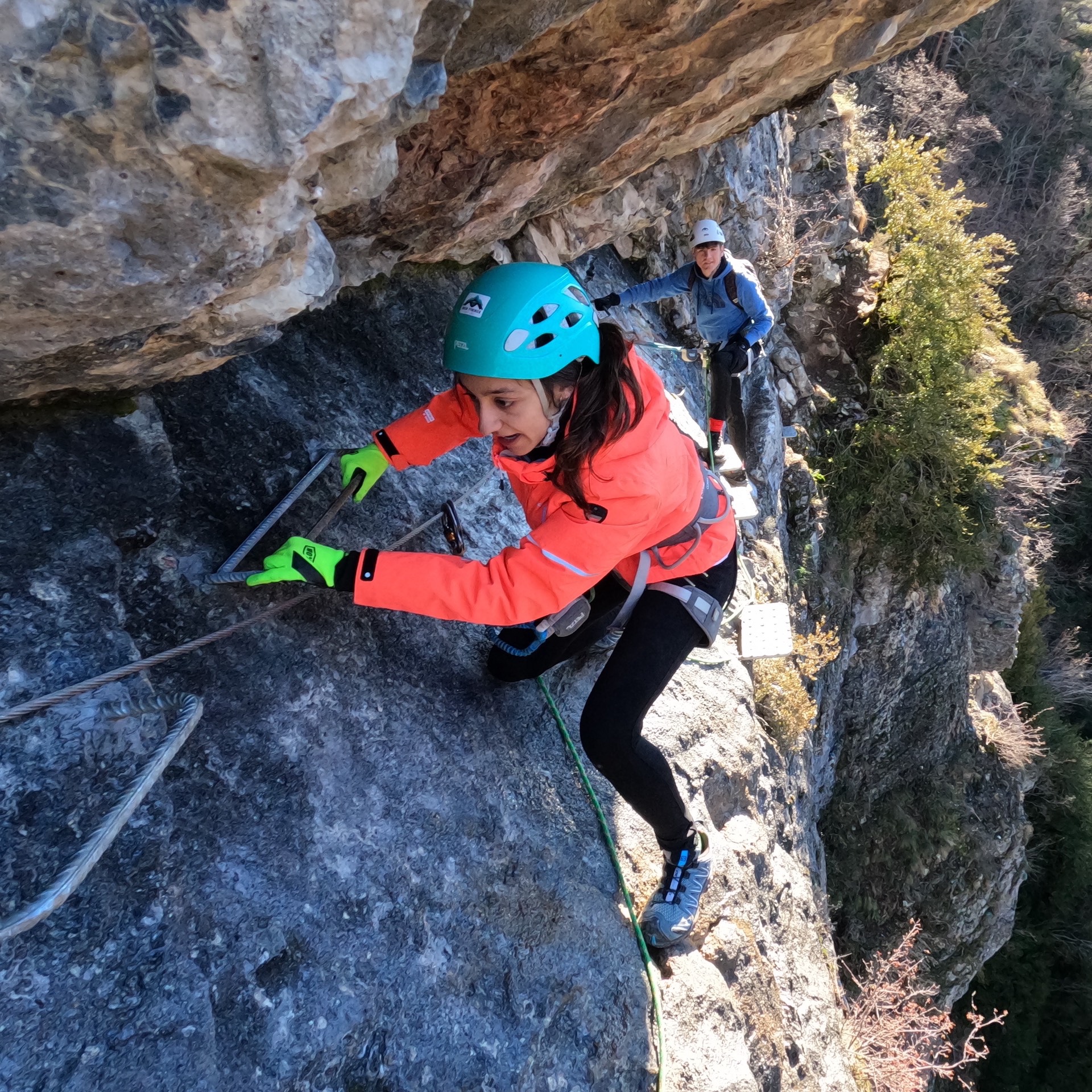 Imagen de V&iacute;a Ferrata del Escuacho en Escarrilla, Valle de Tena