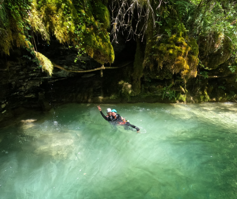 Imagen de Actividades en Ordesa: multiaventura de ferrata, barranco y rafting