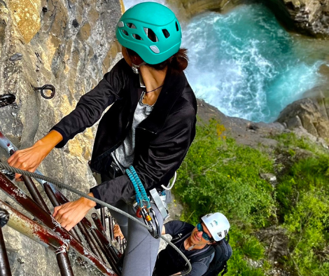 Imagen de Actividades en Ordesa: multiaventura de ferrata, barranco y rafting