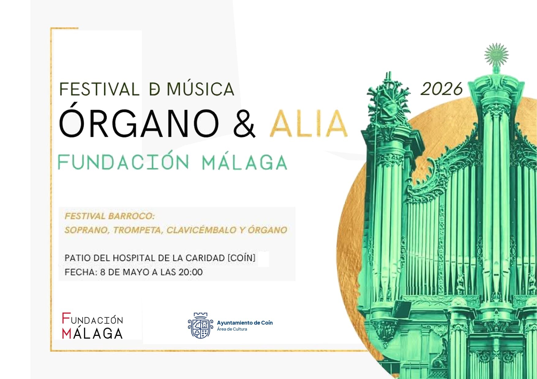 Imagen de &Oacute;rgano & Alia: Fundaci&oacute;n M&aacute;laga