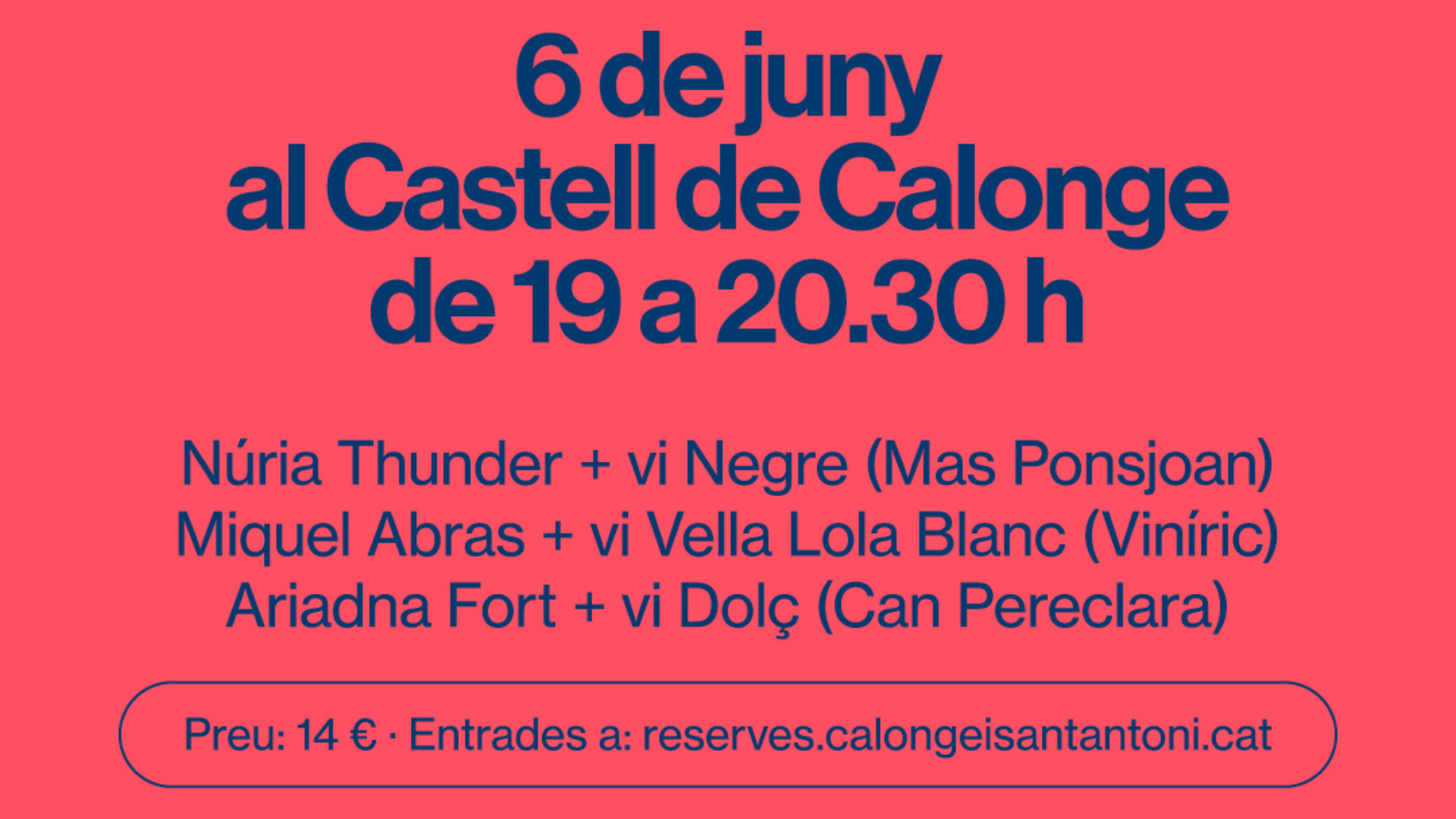 Imagen de VINS+SONS 6 de juny al Castell de Calonge