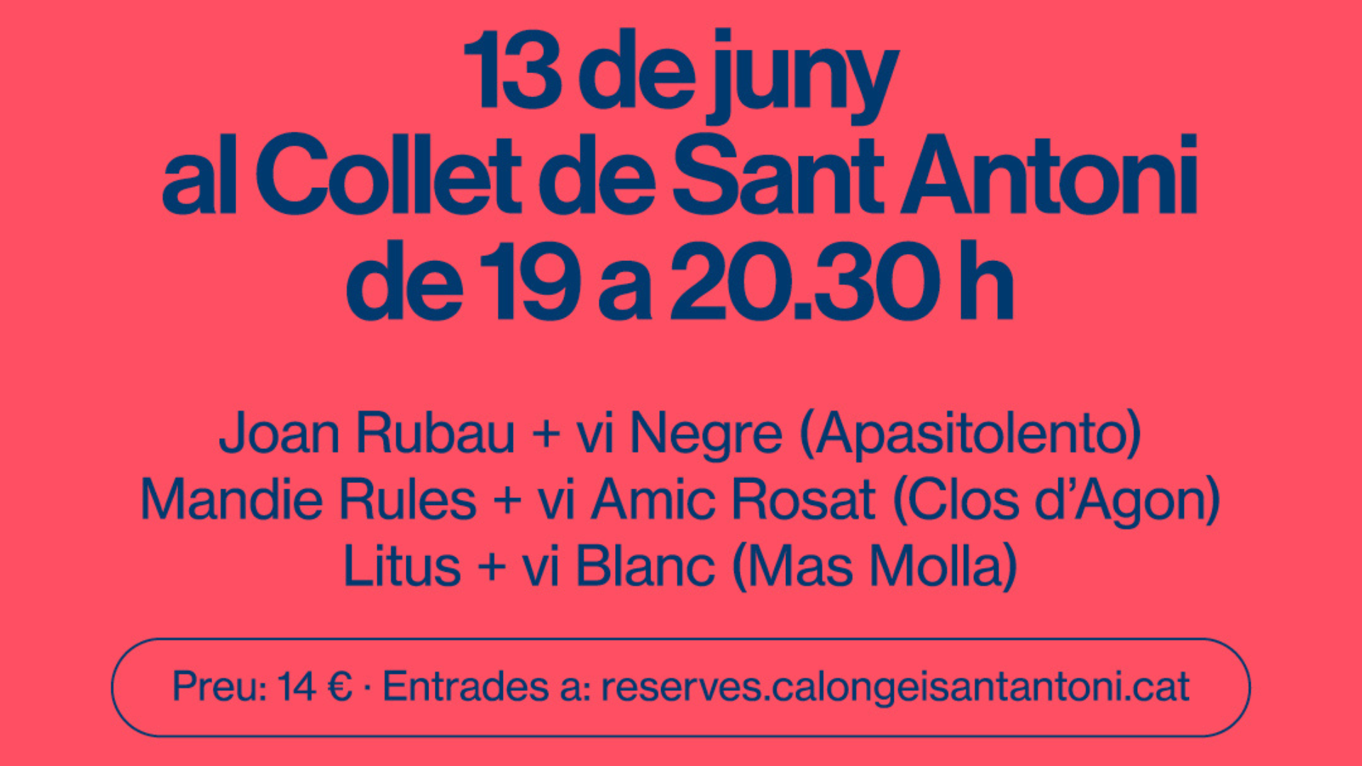 Imagen de VINS+SONS 13 de juny al Collet de Sant Antoni