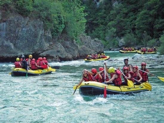 Imagen de Rafting familiar en el río Esera