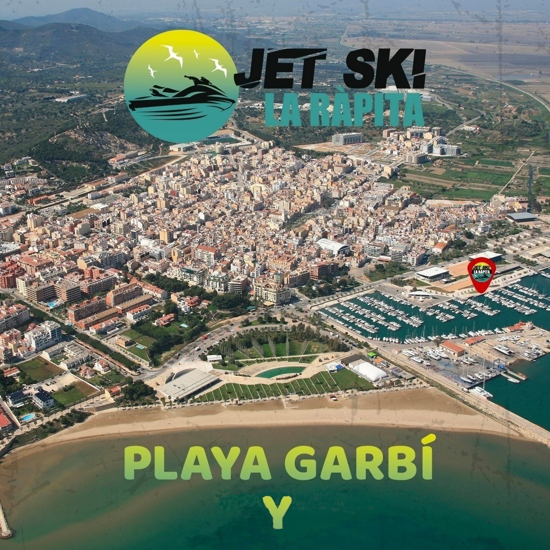 Jet-ski by the Garbí beach
