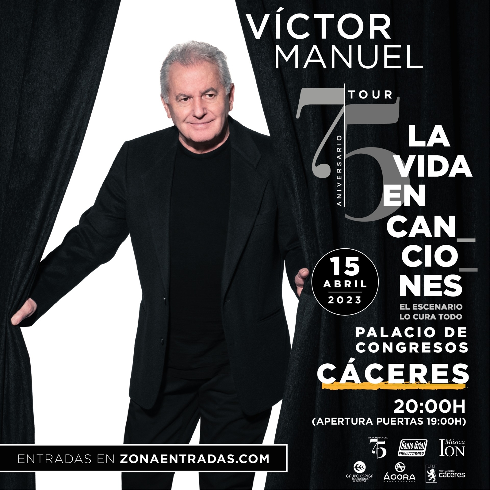 Imagen de Víctor Manuel - Tour 75 Aniversario - Cáceres