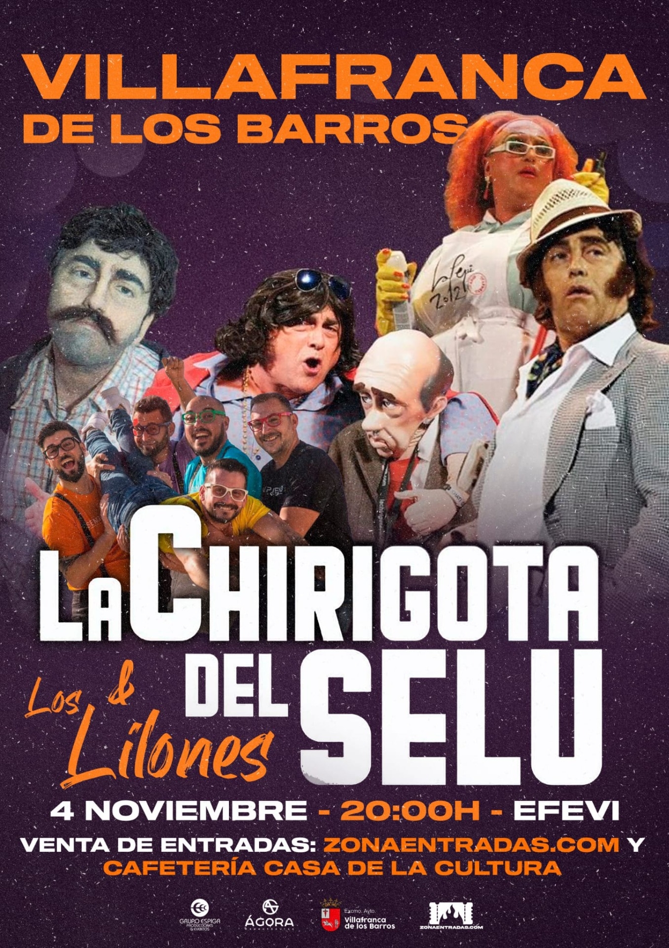 Imagen de La Chirigota del Selu y Los Lilones - 4 de noviembre - Villafranca de Los Barros