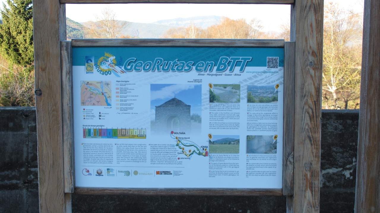Geo rutas en Btt del Geoparque Sobrarbe-Pirineos. 