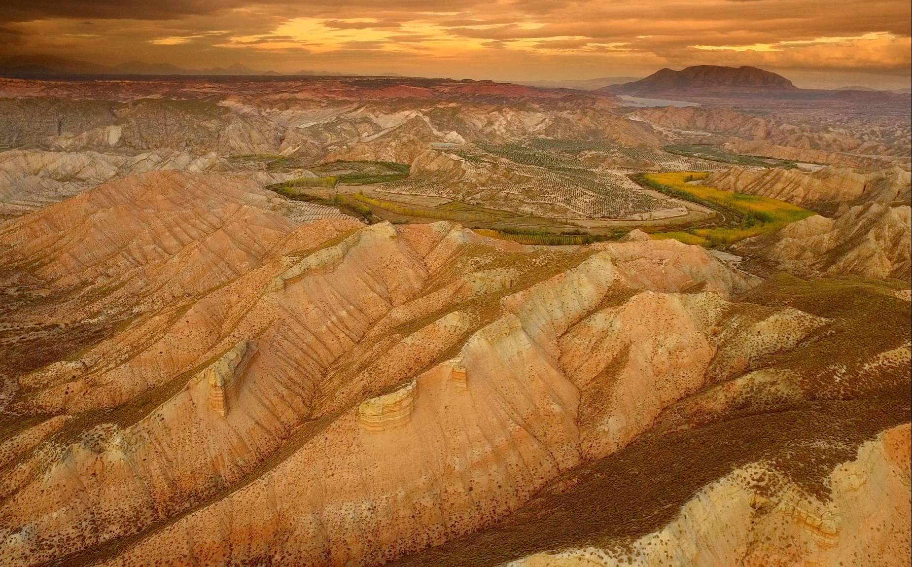 Vista general del Geoparque de Granada