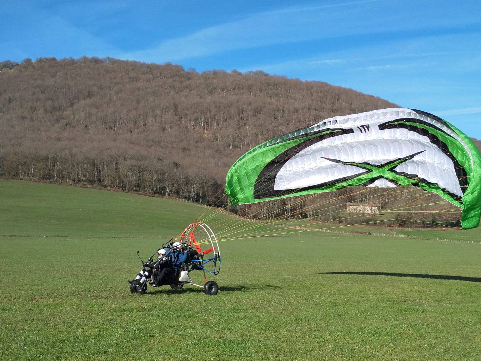  parapente con motor en navarra