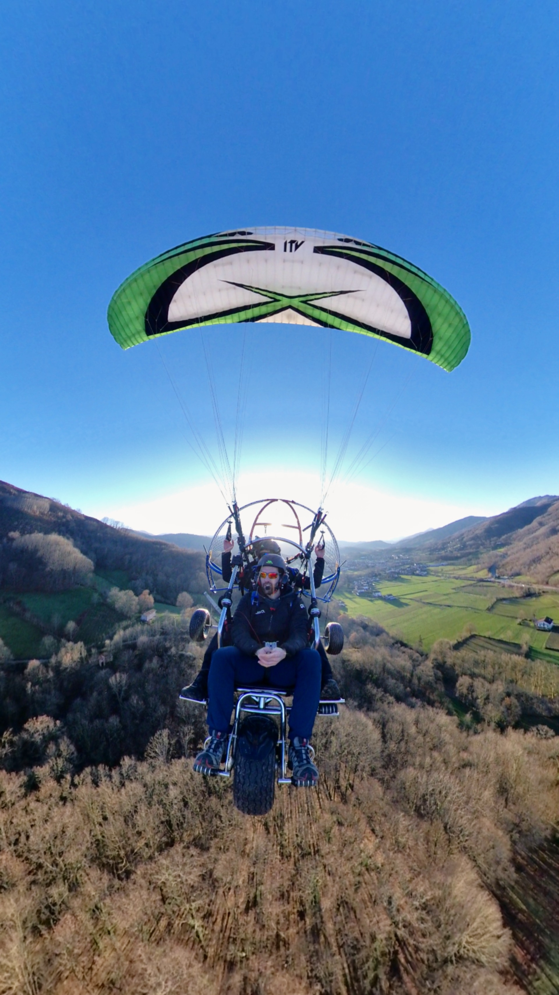  parapente con motor en navarra