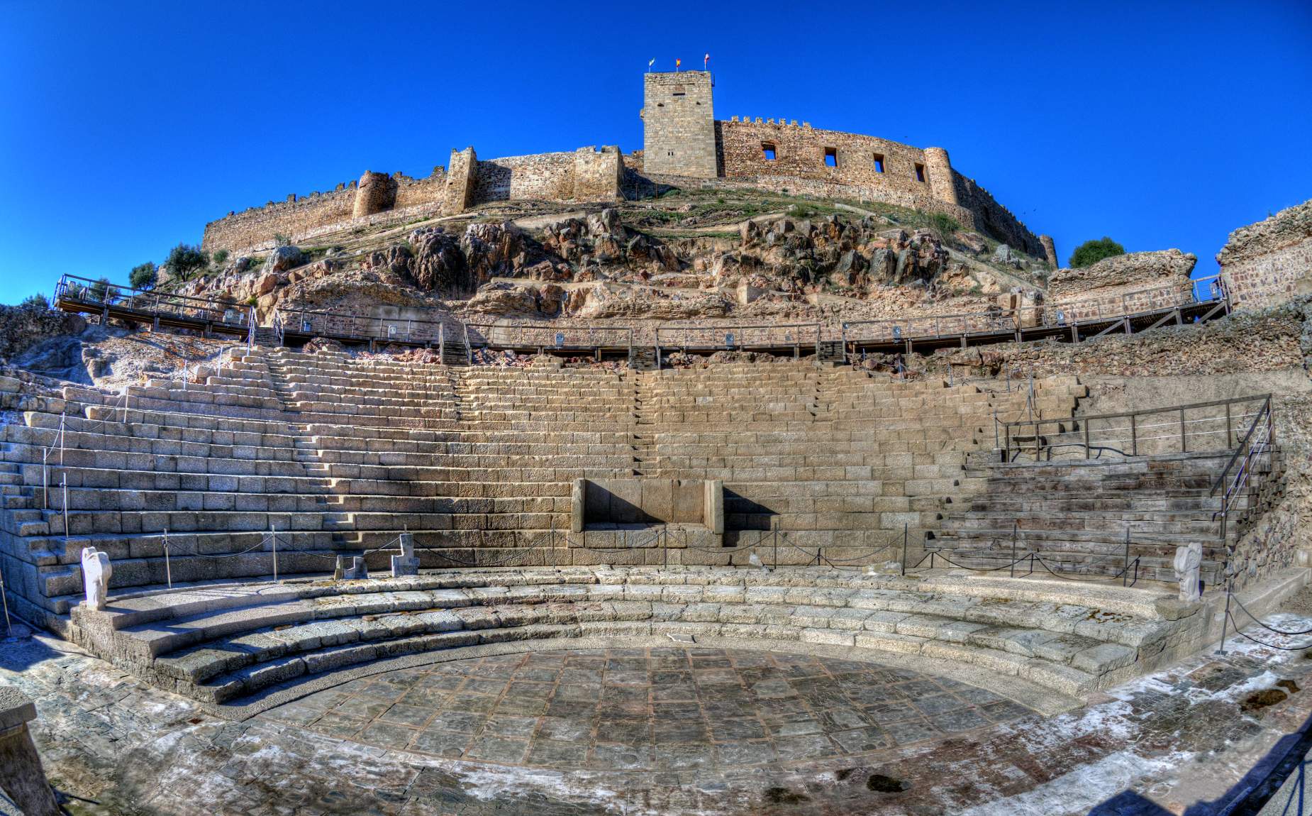 Teatro Romano de Medell&iacute;n en Extremadura