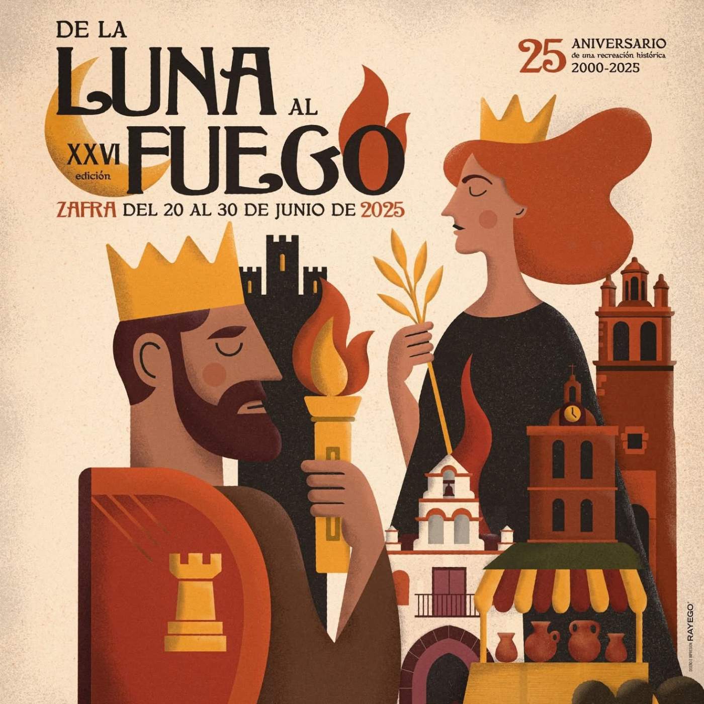 Luna al Fuego en Zafra, reconocida como Fiesta de Inter&eacute;s Tur&iacute;stico Regional