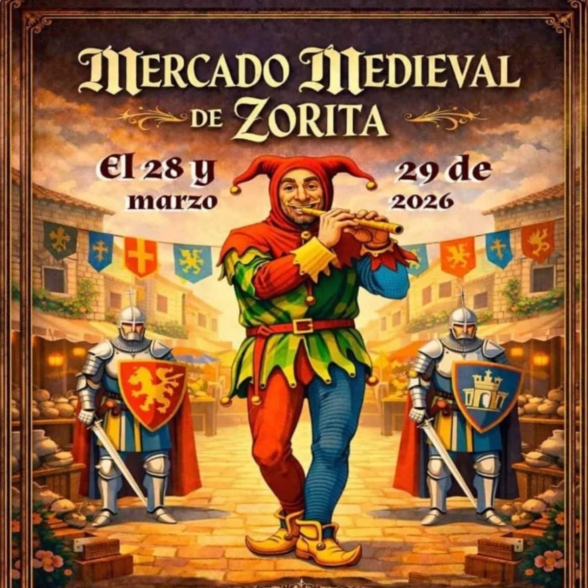 Cartel del Mercado Medieval de Zorita