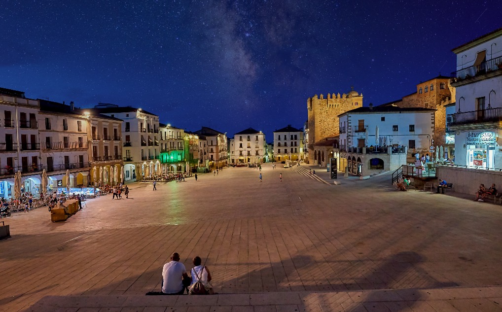 Main square of Cáceres